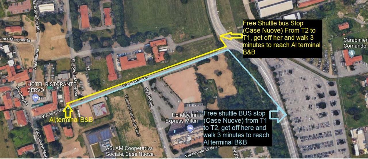 Hotel Al Terminal Somma Lombardo Exterior foto